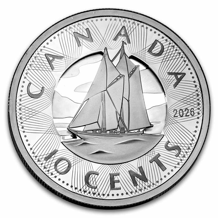 2026 Canada Silver 10-Cent Multilayered Bluenose (Box/COA)
