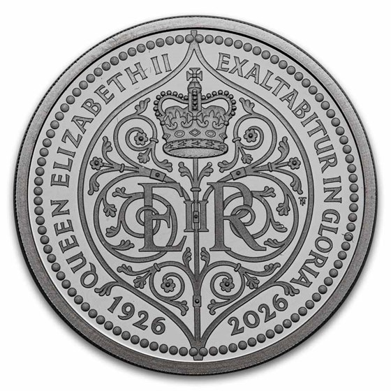 2026 RCM 1 oz Silver 100th Anniv. of the Birth of QEII 2-Coin Set