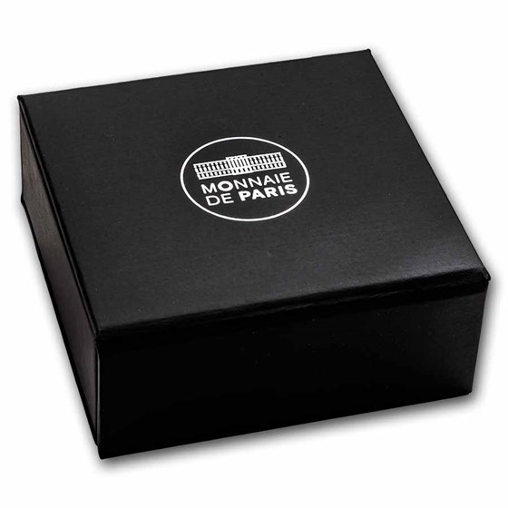 2026 Silver €10 Proof Colorized Shaped Moulin Rouge