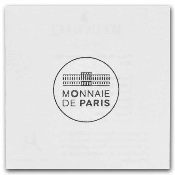 2026 Silver €10 Proof Colorized Shaped Moulin Rouge
