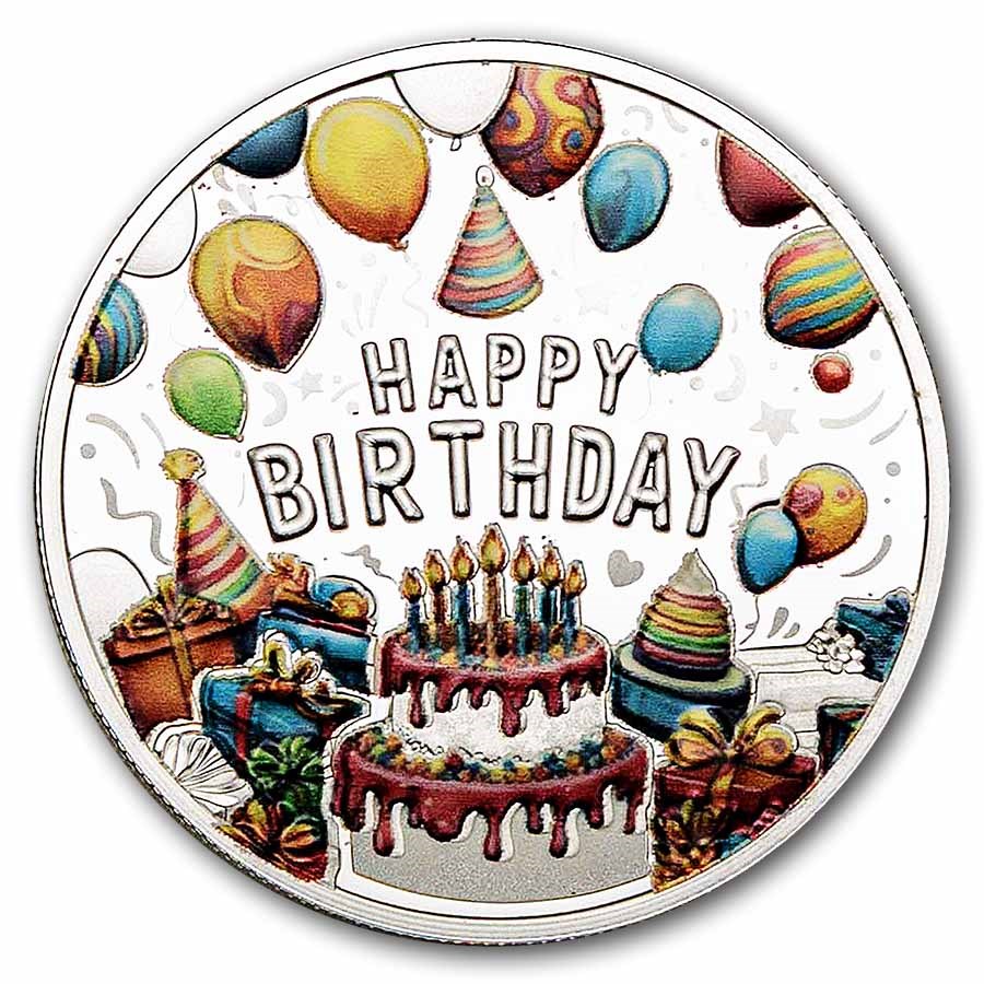 2026 Republic of Cameroon Silver Proof Happy Birthday (Box & COA)
