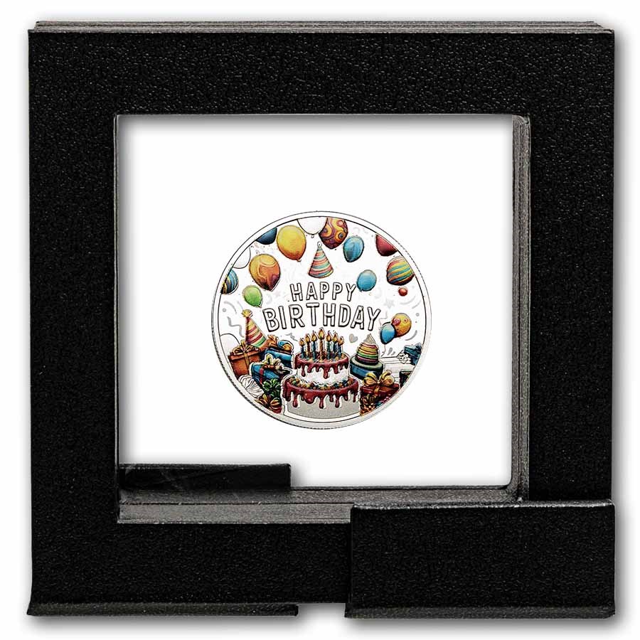 2026 Republic of Cameroon Silver Proof Happy Birthday (Box & COA)