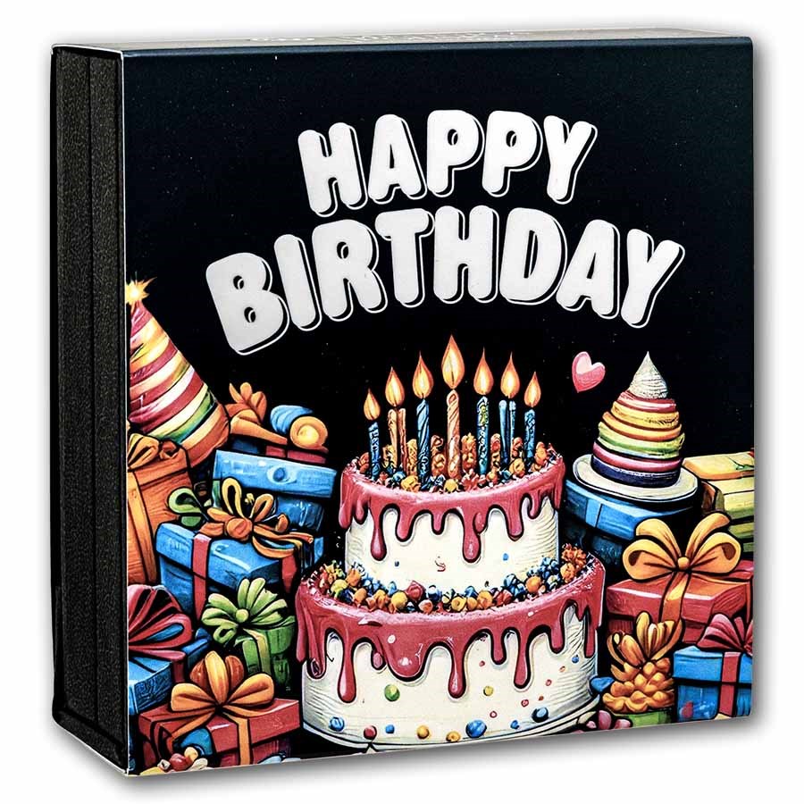 2026 Republic of Cameroon Silver Proof Happy Birthday (Box & COA)