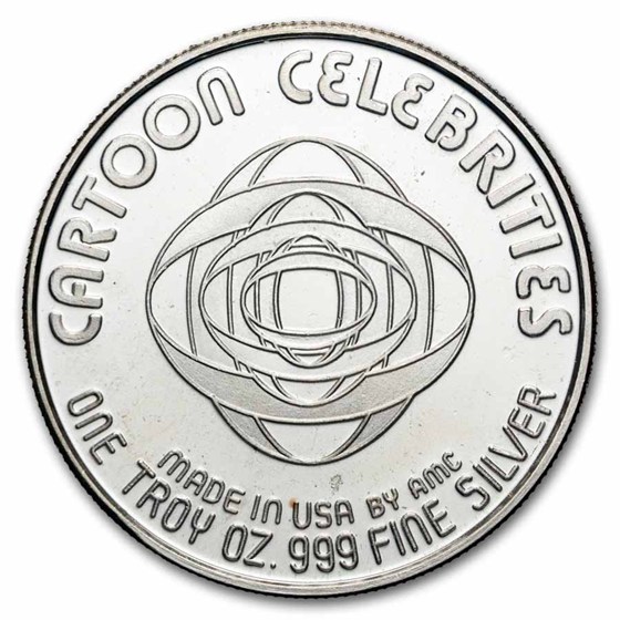 1 oz Silver Round - Cartoon Celebrities (Brenda Starr Reporter)