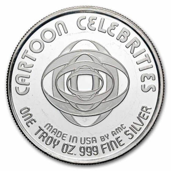 1 oz Silver Round - Cartoon Celebrities (Little Orphan Annie)