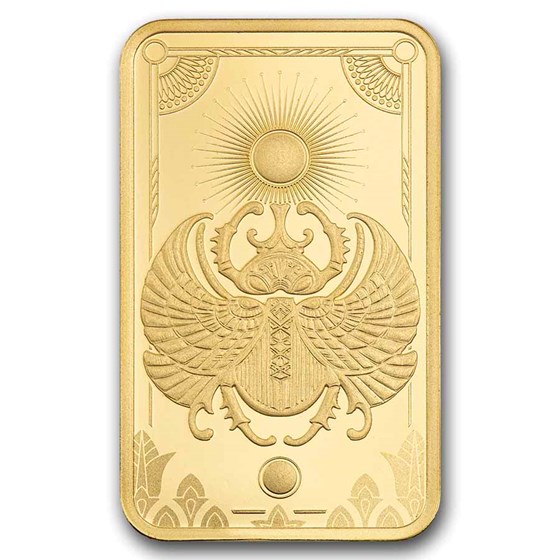 5 gram Gold Bar - PAMP Suisse (Lucky Scarab)