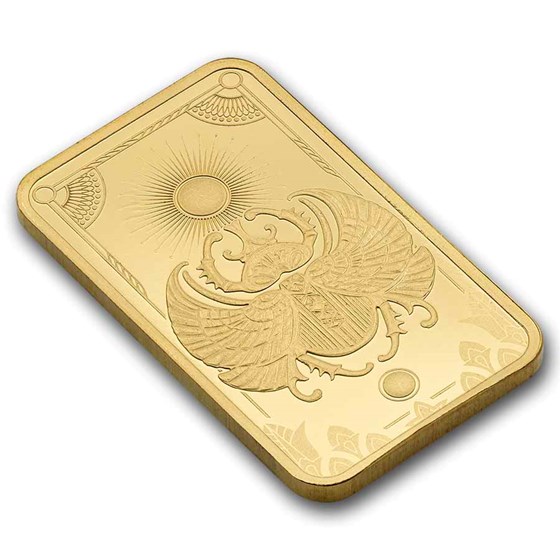 5 gram Gold Bar - PAMP Suisse (Lucky Scarab)
