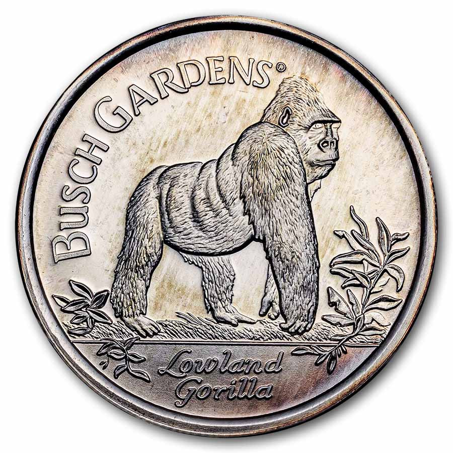 1 oz Silver Round - Busch Gardens (Random Motif)