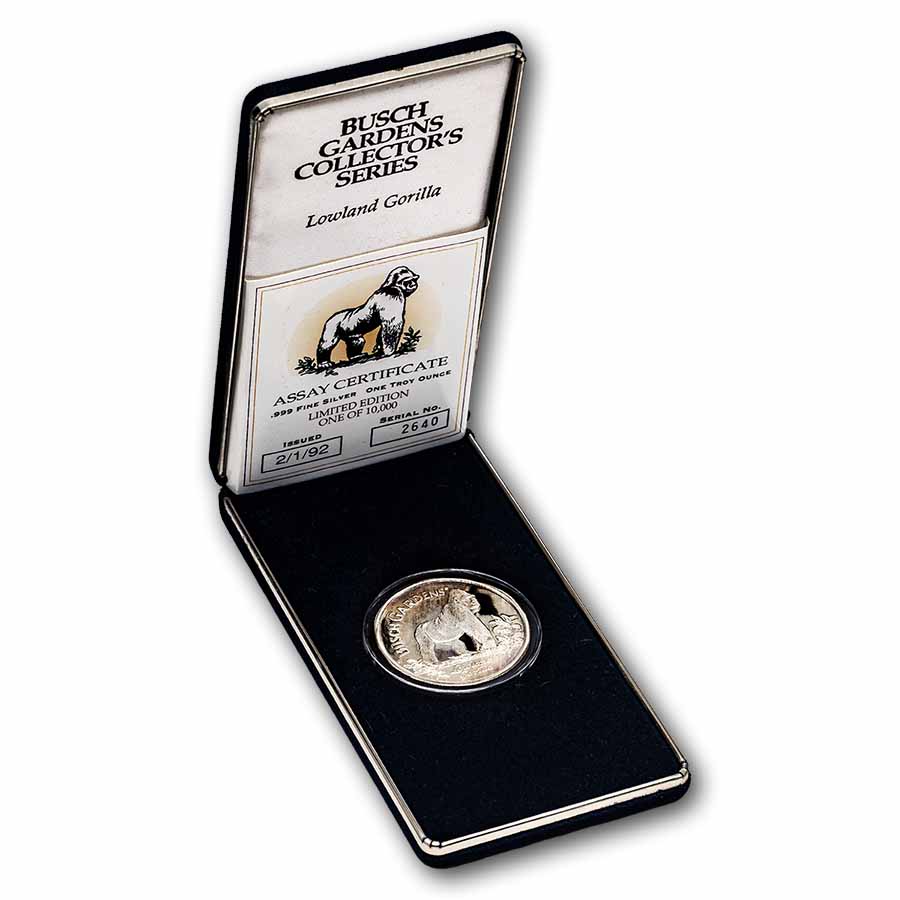 1 oz Silver Round - Busch Gardens (Random Motif)