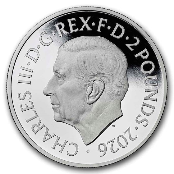 2026 Great Britain 1 oz Silver Color £2 Proof The Spice Girls