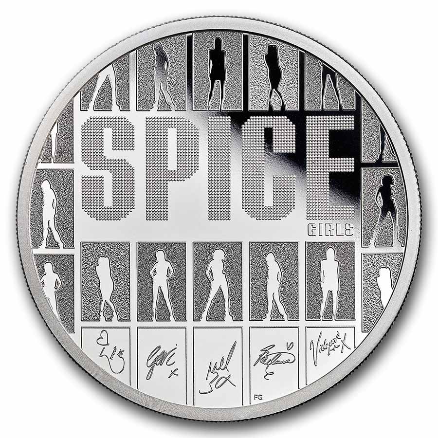2026 Great Britain 2 oz Silver £5 Proof The Spice Girls Coin