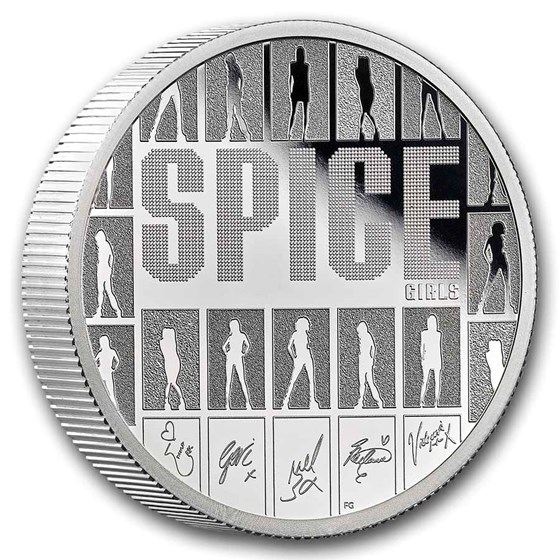 2026 Great Britain 2 oz Silver £5 Proof The Spice Girls Coin