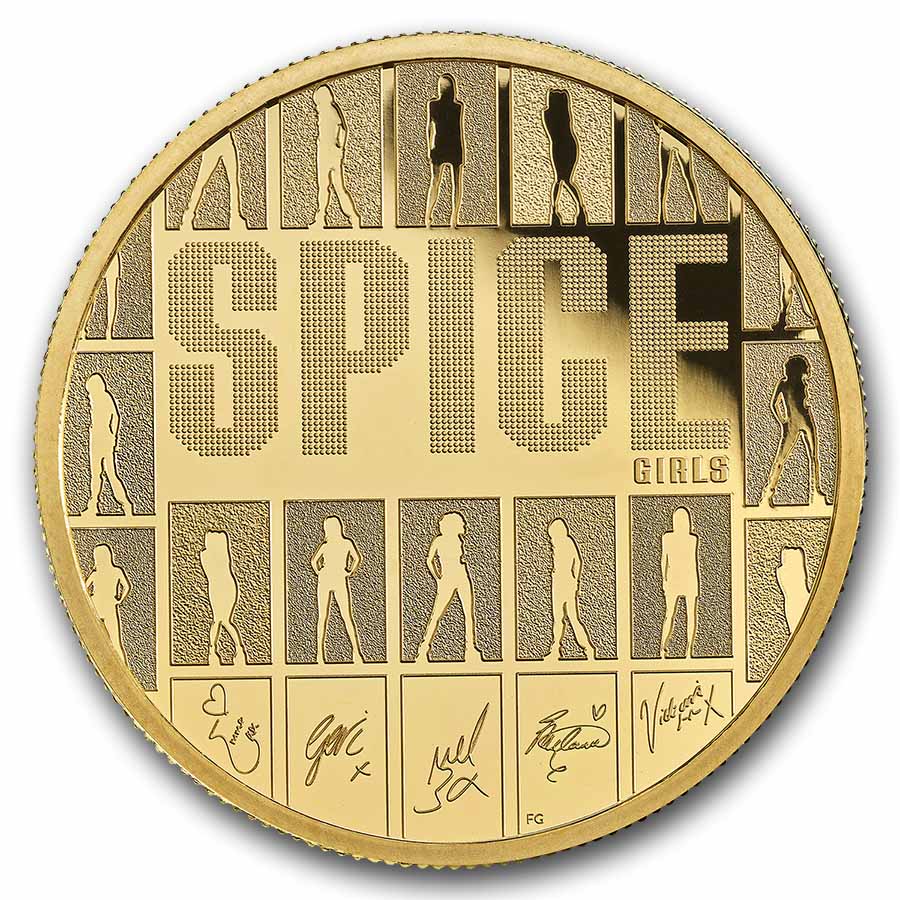 2026 Great Britain 1 oz Gold £100 Proof The Spice Girls Coin