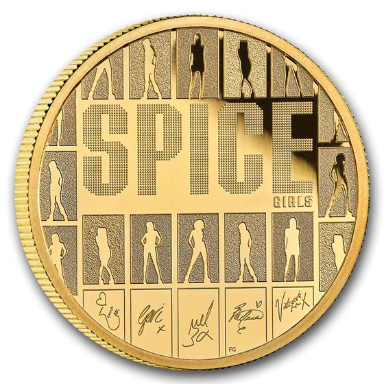 2026 Great Britain 1 oz Gold £100 Proof The Spice Girls Coin