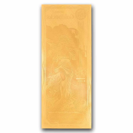 100 Idaho Goldback - Aurum Gold Foil Note (24k)