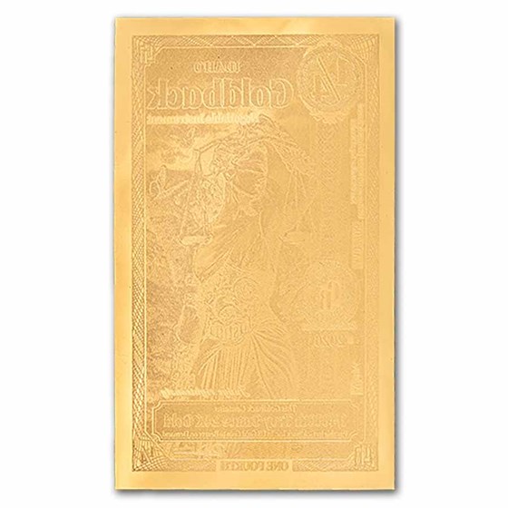 1/4 Idaho Goldback - Aurum Gold Foil Note (24k)