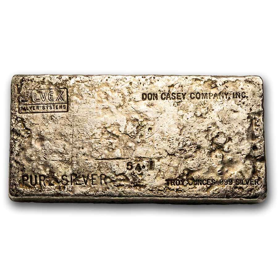 54.10 oz Silver Bar - Don Casey Company