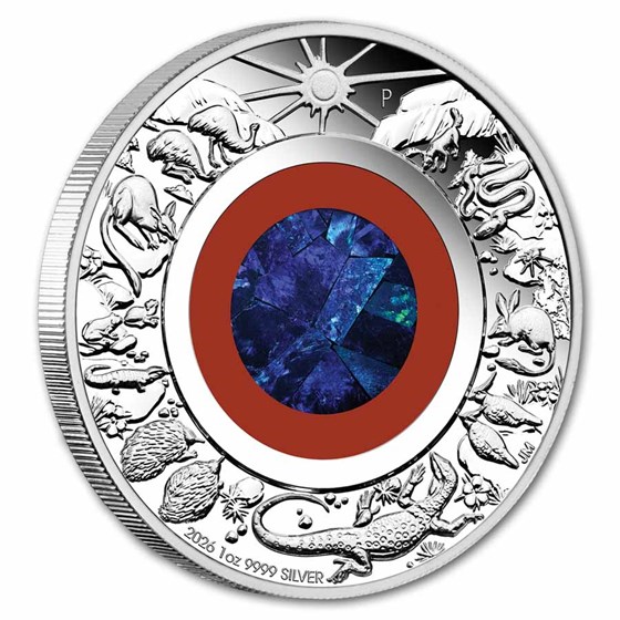 2026 AUS 1 oz Silver Wonders of Australia Opal PR-70 PCGS