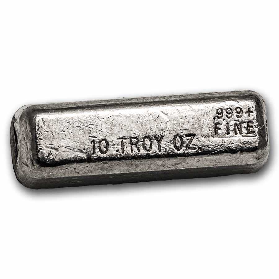 10 oz Silver Bar - International Dia-Mint