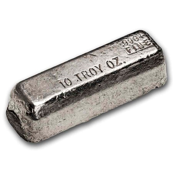 10 oz Silver Bar - International Dia-Mint