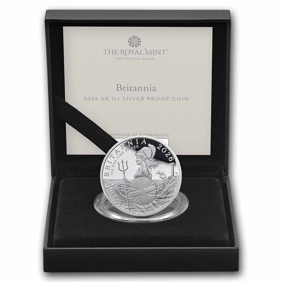 2026 Great Britain 1 oz Silver Britannia Proof (w/Box & COA)