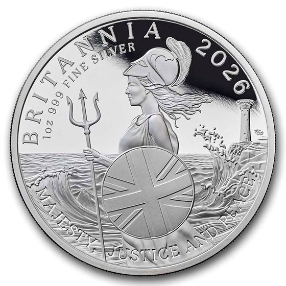 2026 Great Britain 6-Coin Silver Britannia Proof Set