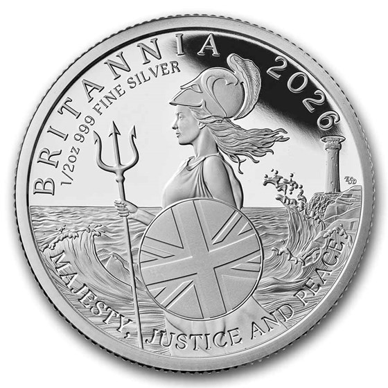 2026 Great Britain 6-Coin Silver Britannia Proof Set