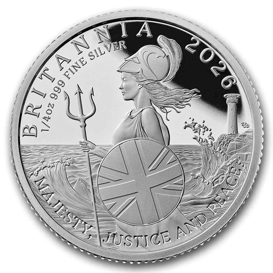 2026 Great Britain 6-Coin Silver Britannia Proof Set
