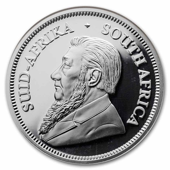 2021 South Africa 2 oz Silver Krugerrand PF-70 NGC (FR)
