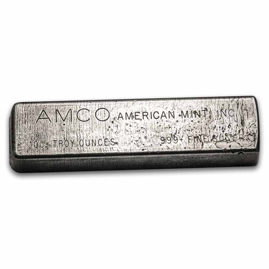 100 oz Silver Bar - American Mint Inc. (AMCO)
