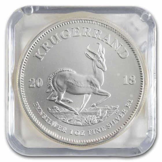 2018 South Africa 10-count Silver Krugerrand Gem BU PCGS (FDI)