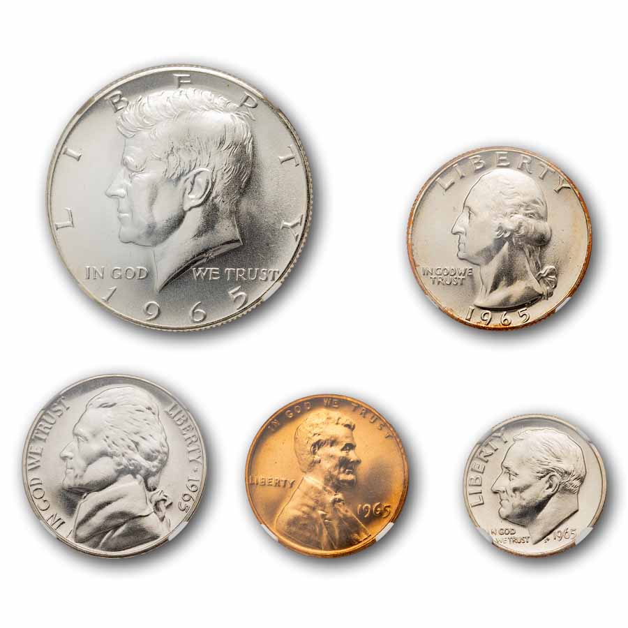 1965 SMS MS-67 NGC (5 Coin Set)