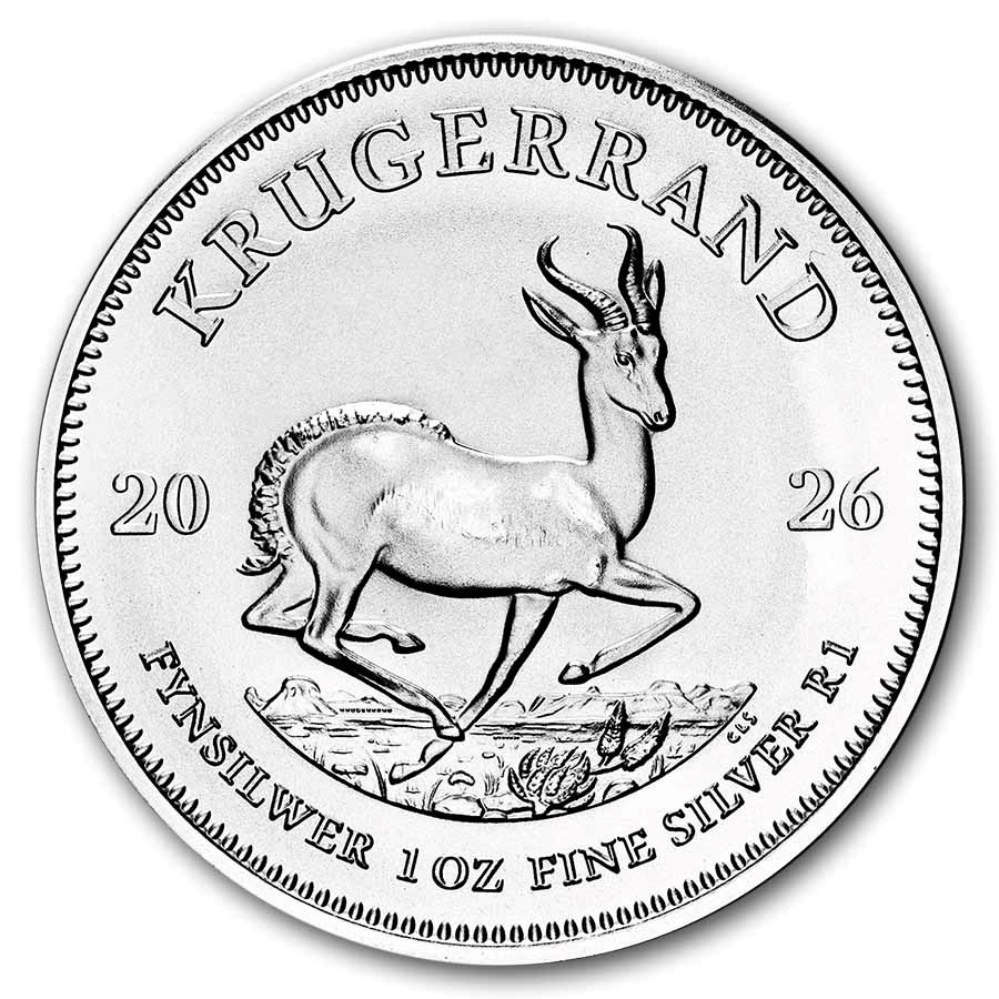 2026 South Africa 2-Coin Silver Krugerrand & Leopard Proof Set
