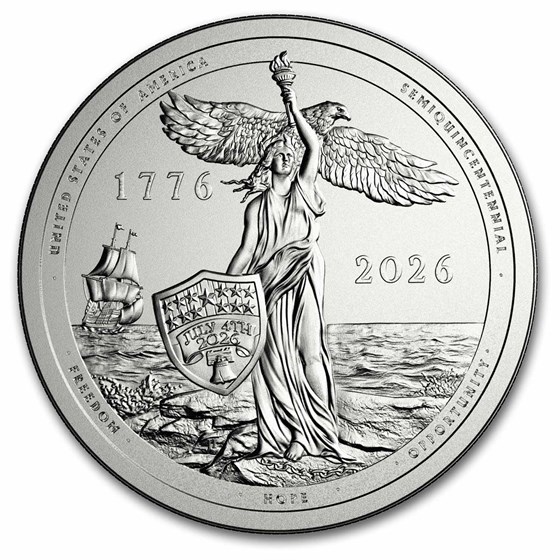 2026 Sail4th 250 1/2 oz Silver Round (in TEP)