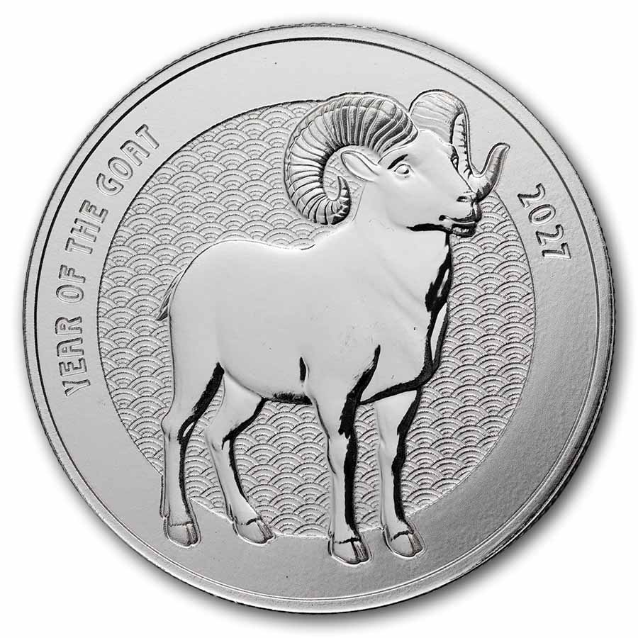 1 oz Silver Round - 2027 APMEX Year of the Goat (Series 2)