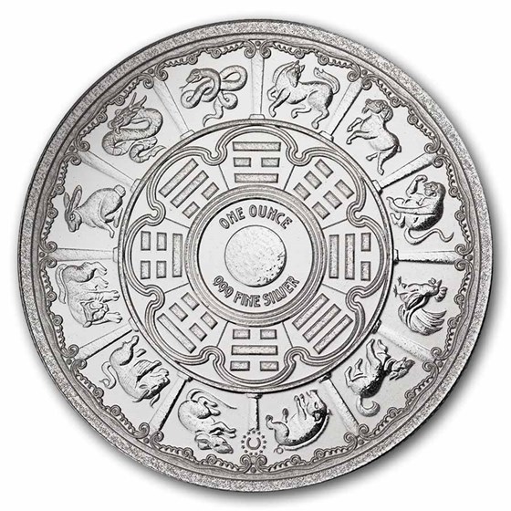 1 oz Silver Round - 2027 APMEX Year of the Goat (Series 2)