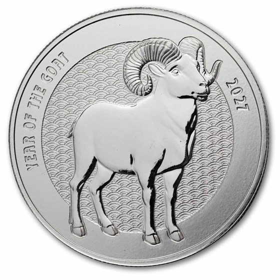 1 oz Silver Round - 2027 APMEX Year of the Goat (TEP, Series 2)