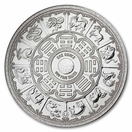 1 oz Silver Round - 2027 APMEX Year of the Goat (TEP, Series 2)