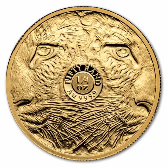 2026 South Africa 1/4 oz Proof Gold Big Five Leopard (Box &amp; COA)