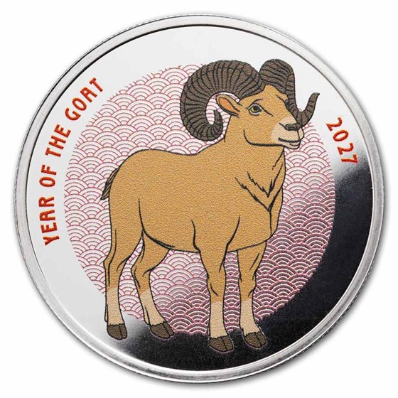 1 oz Silver Colorized Proof - 2027 Year of the Goat (Series 2)