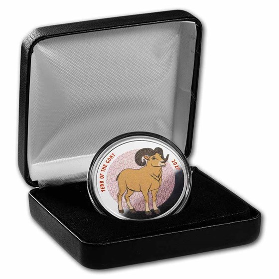 1 oz Silver Colorized Proof - 2027 Year of the Goat (Series 2)