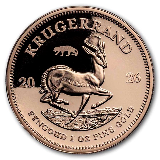 2026 South Africa 2-Coin Gold Krugerrand &amp; Leopard Proof Set
