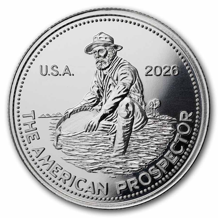 1/2 oz Silver Round - 2026 Revived Engelhard Prospector