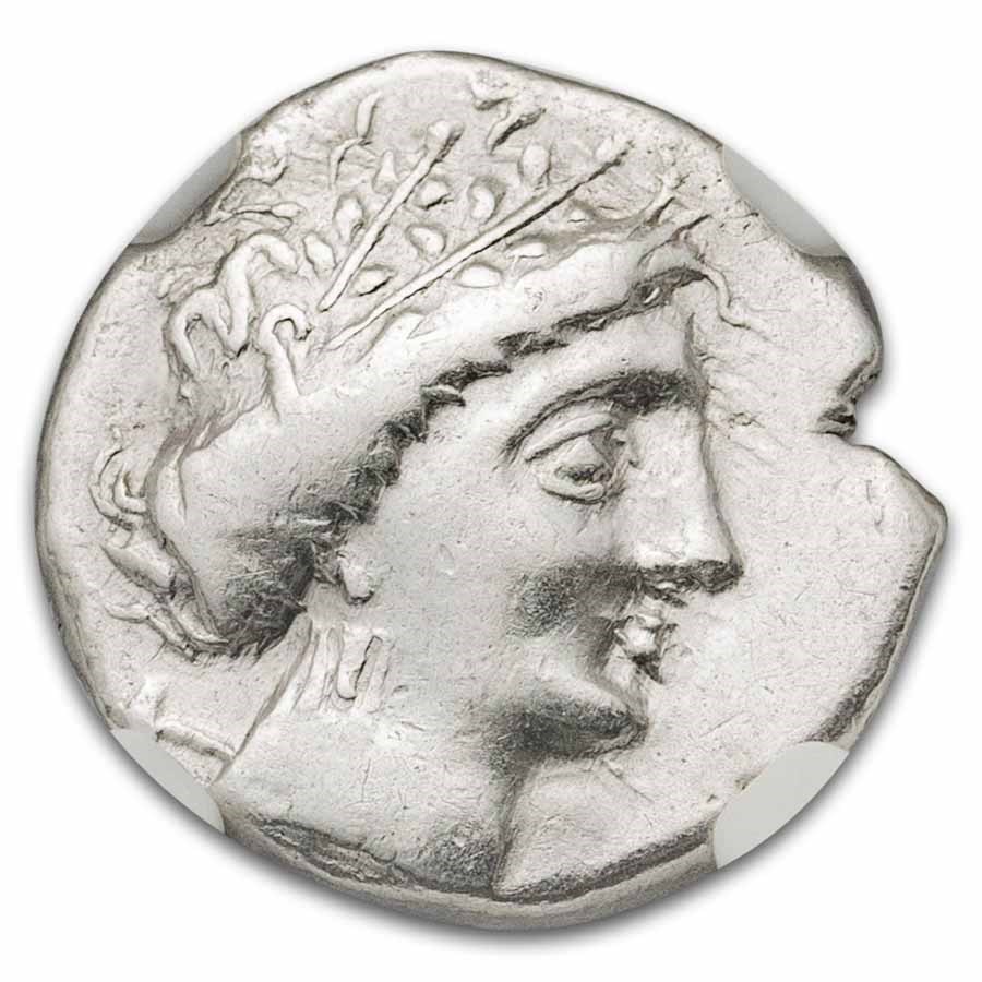 Celts Northern Italy AR Drachm (2nd-1st Century BC) Ch VF NGC 3/3