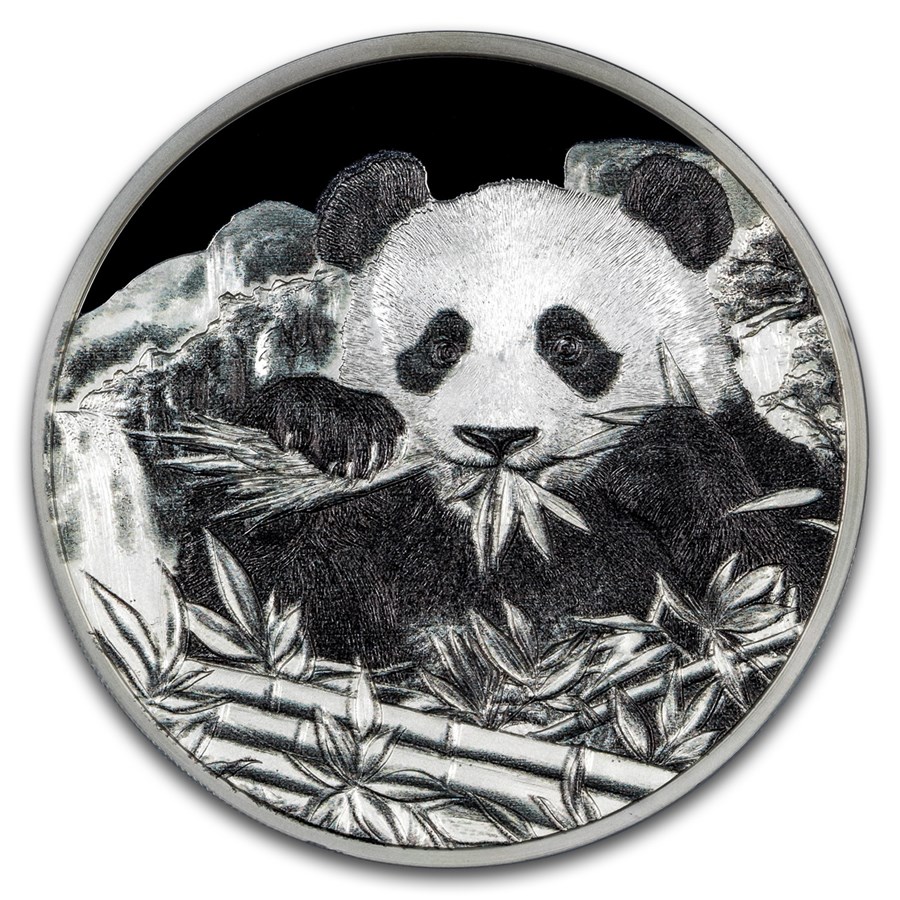 2026 Cook Isl 1 oz Silver Seven Deadly Sins Gluttony Panda PR-70