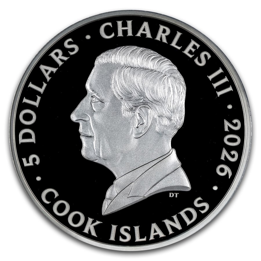 2026 Cook Isl 1 oz Silver Seven Deadly Sins Gluttony Panda PR-70