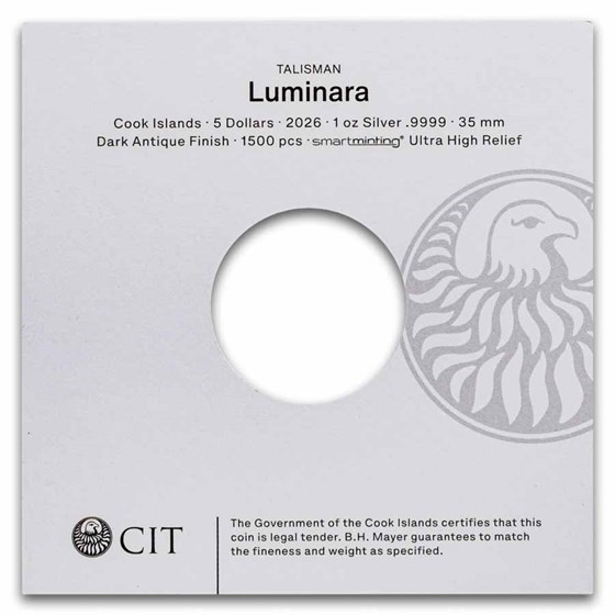 2026 Cook Islands 1 oz Silver Seven Talisman: Luminara