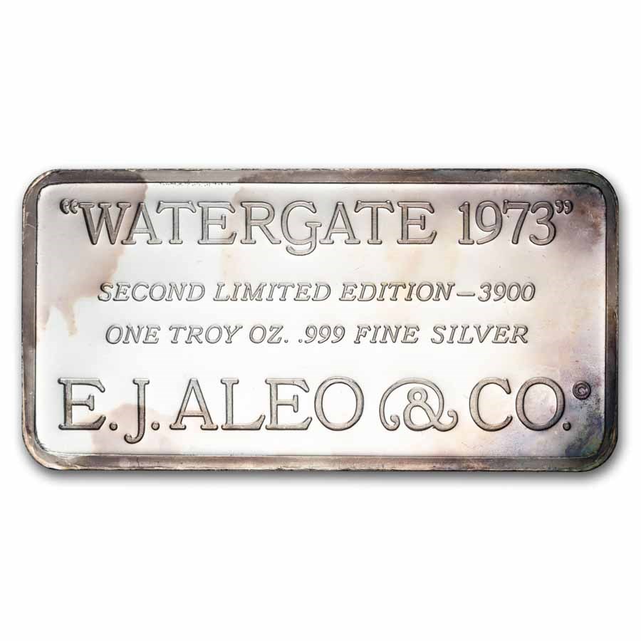 1 oz Silver Bar - Vintage Watergate 3-Bar Elephant Set