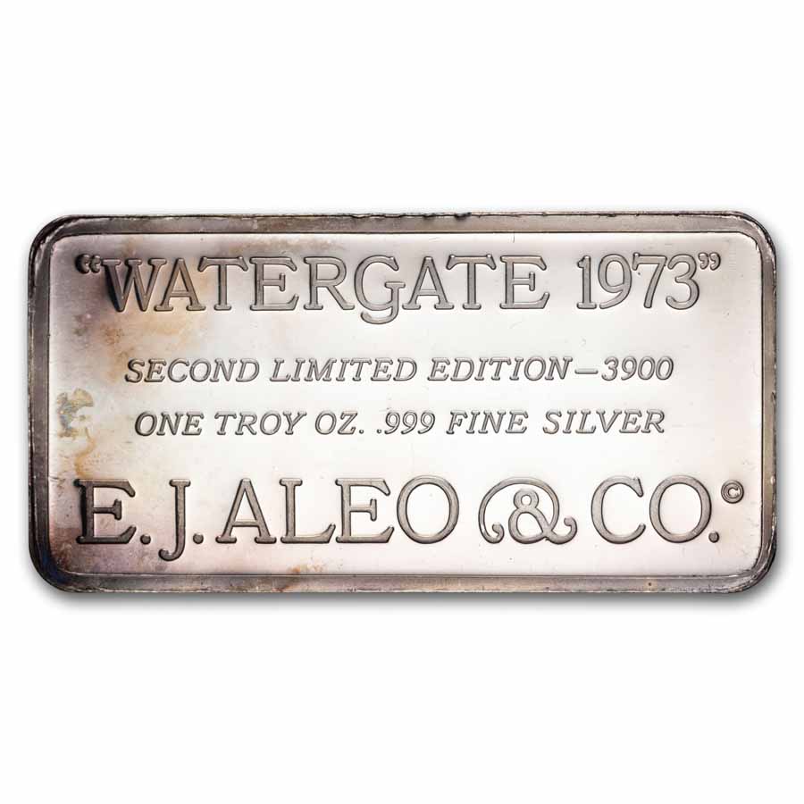 1 oz Silver Bar - Vintage Watergate 3-Bar Elephant Set