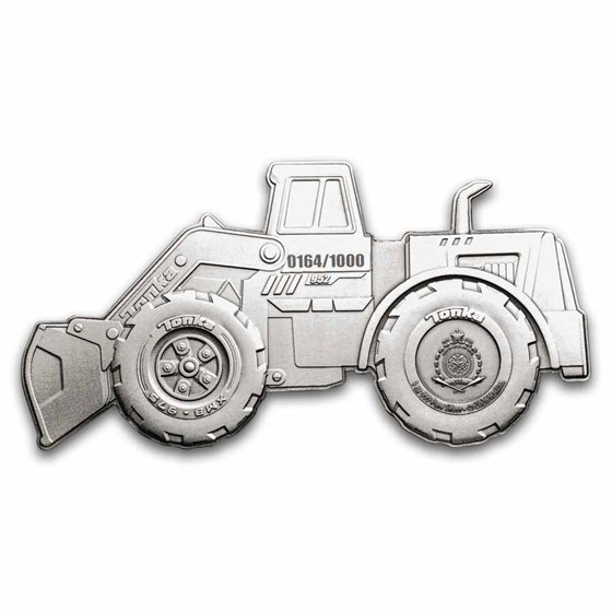 2026 Niue 1 oz Silver $2 Hasbro: Tonka Trucks Front Loader